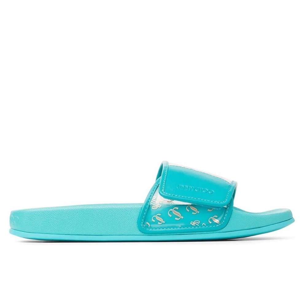 Jimmy Choo Malibu Fitz Monogram Sandals, Size 7 - Picture 5 of 8